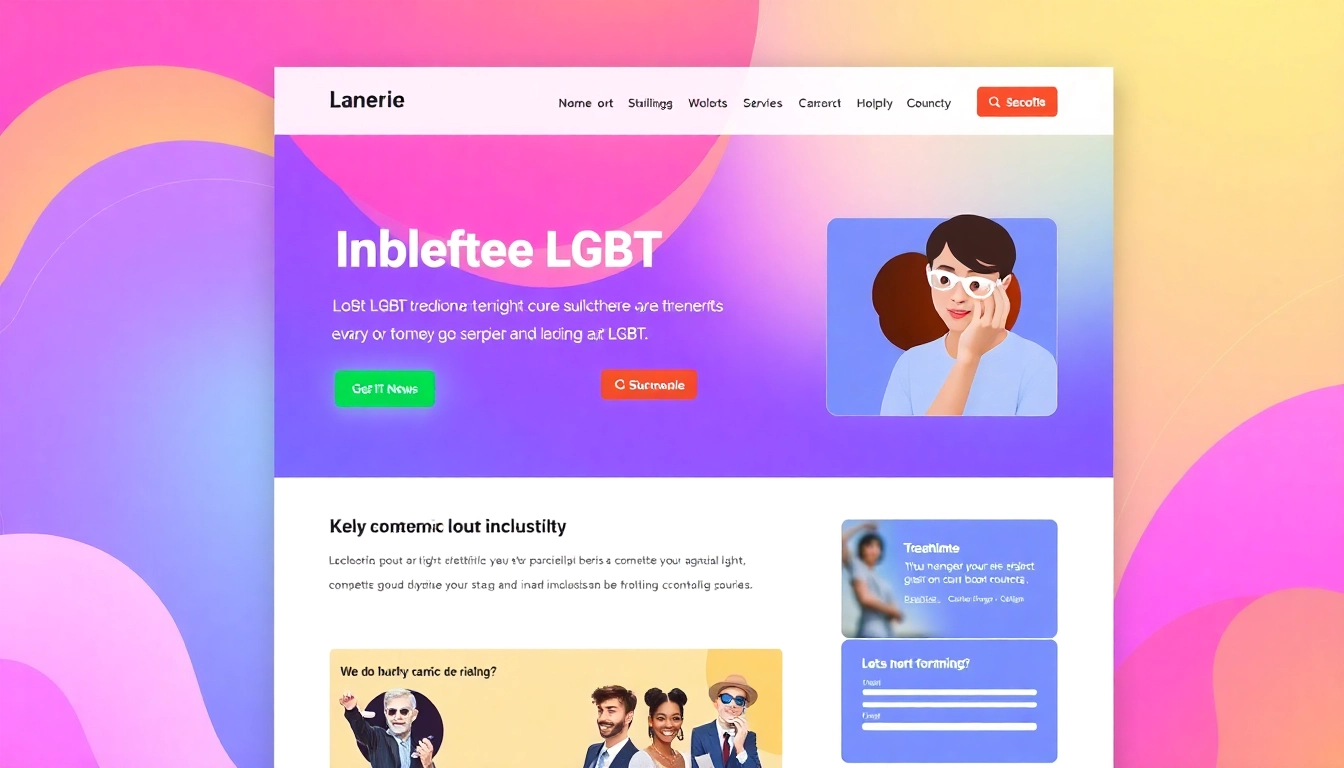 Homepage of https://789f.gay featuring vibrant LGBT graphics, welcoming interface, and diverse community symbols for accessibility.