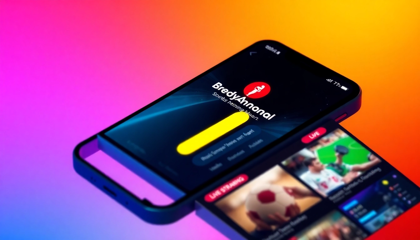 Reddy Anna Login page displayed on a smartphone screen with vibrant sports icons and live betting options for user engagement.